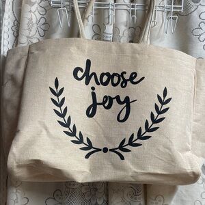 Choose Joy Large tote
